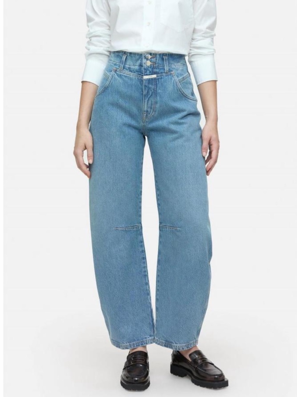 Anthropologie Closed Ridge X Barrel Leg Jean 25 NWT